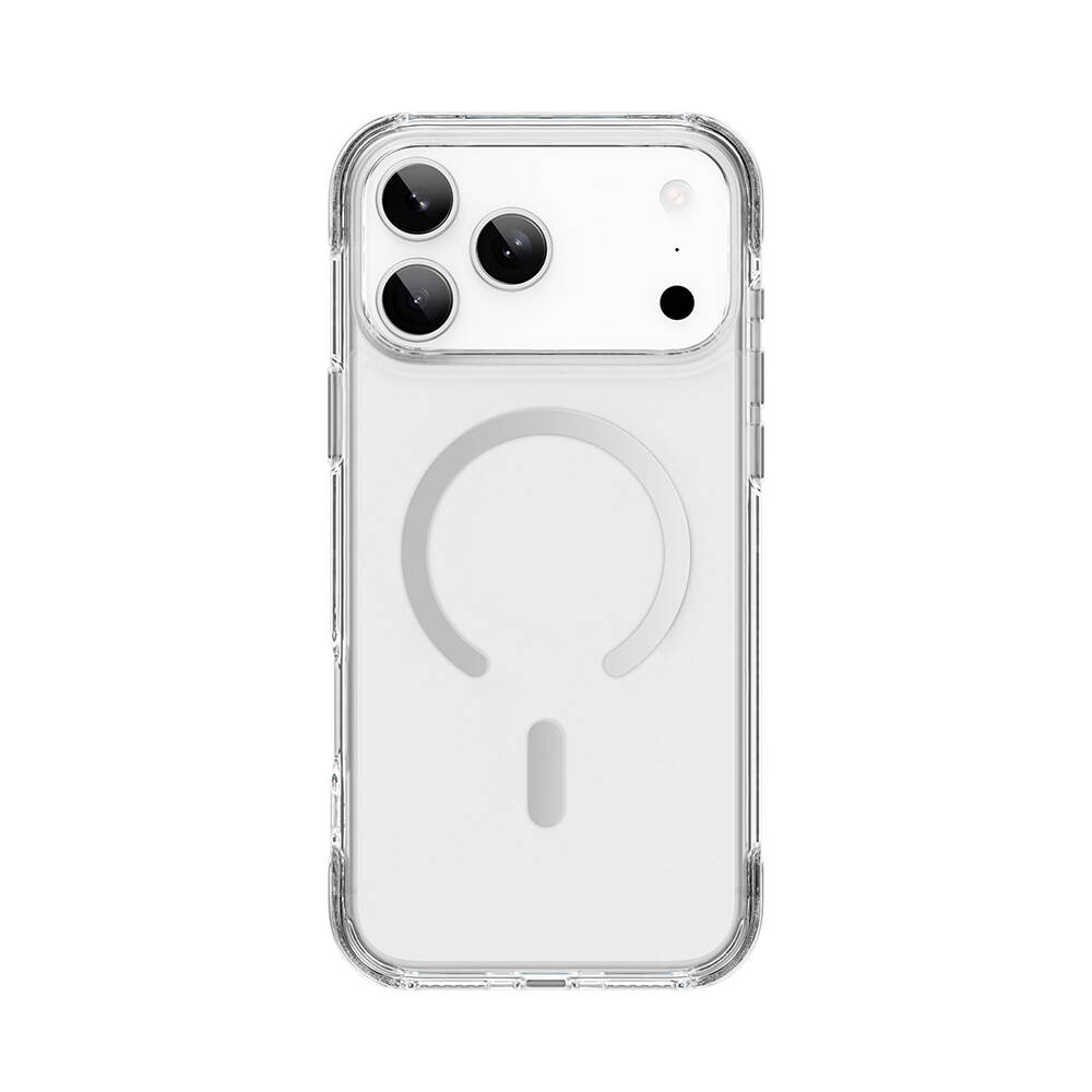 Apple iPhone 17 Pro Kılıf M-safe Şarj Özellikli Wiwu MCC-702 Titanyum Pro Serisi Sert PC Kapak - 5