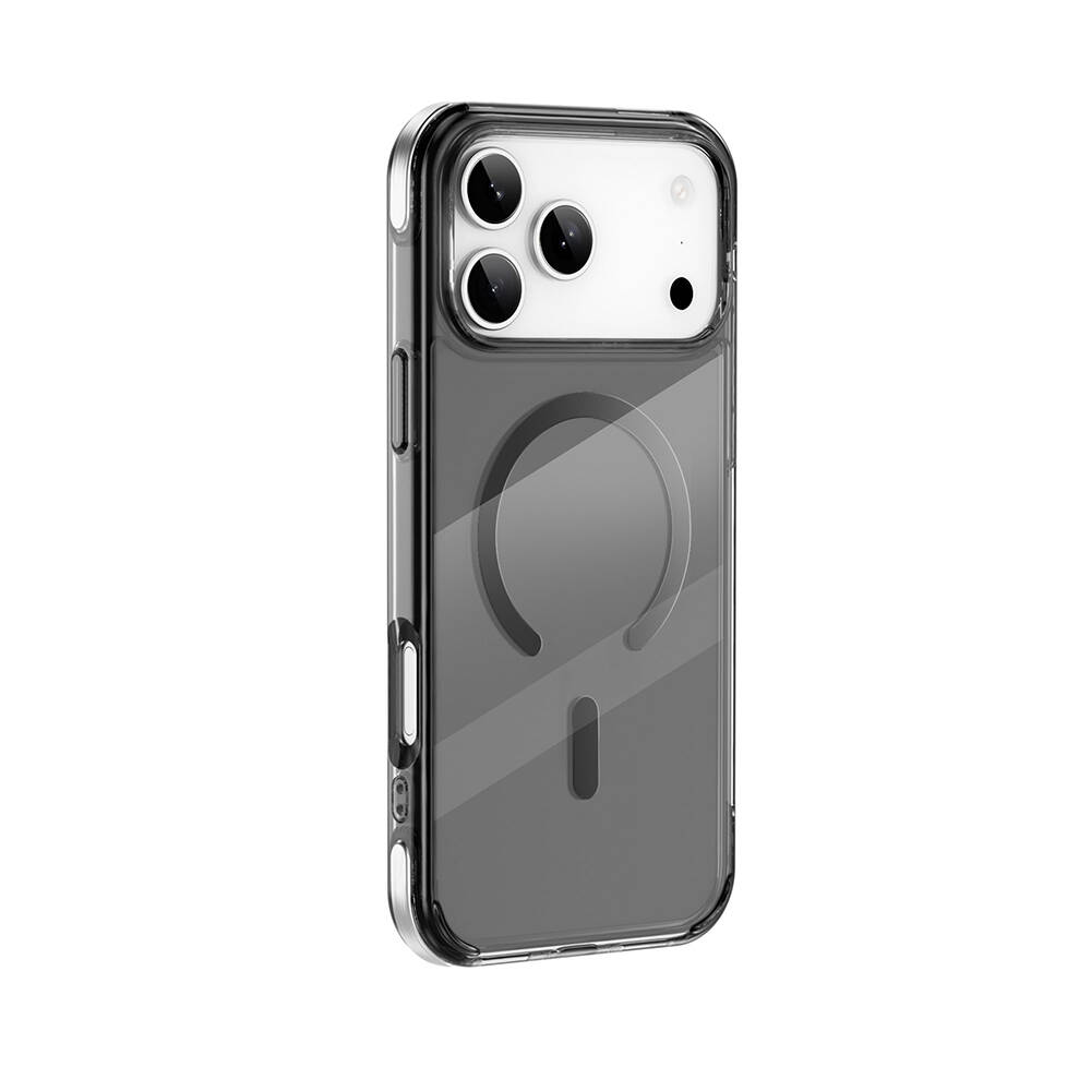 Apple iPhone 17 Pro Kılıf M-safe Şarj Özellikli Wiwu MCC-702 Titanyum Pro Serisi Sert PC Kapak - 6