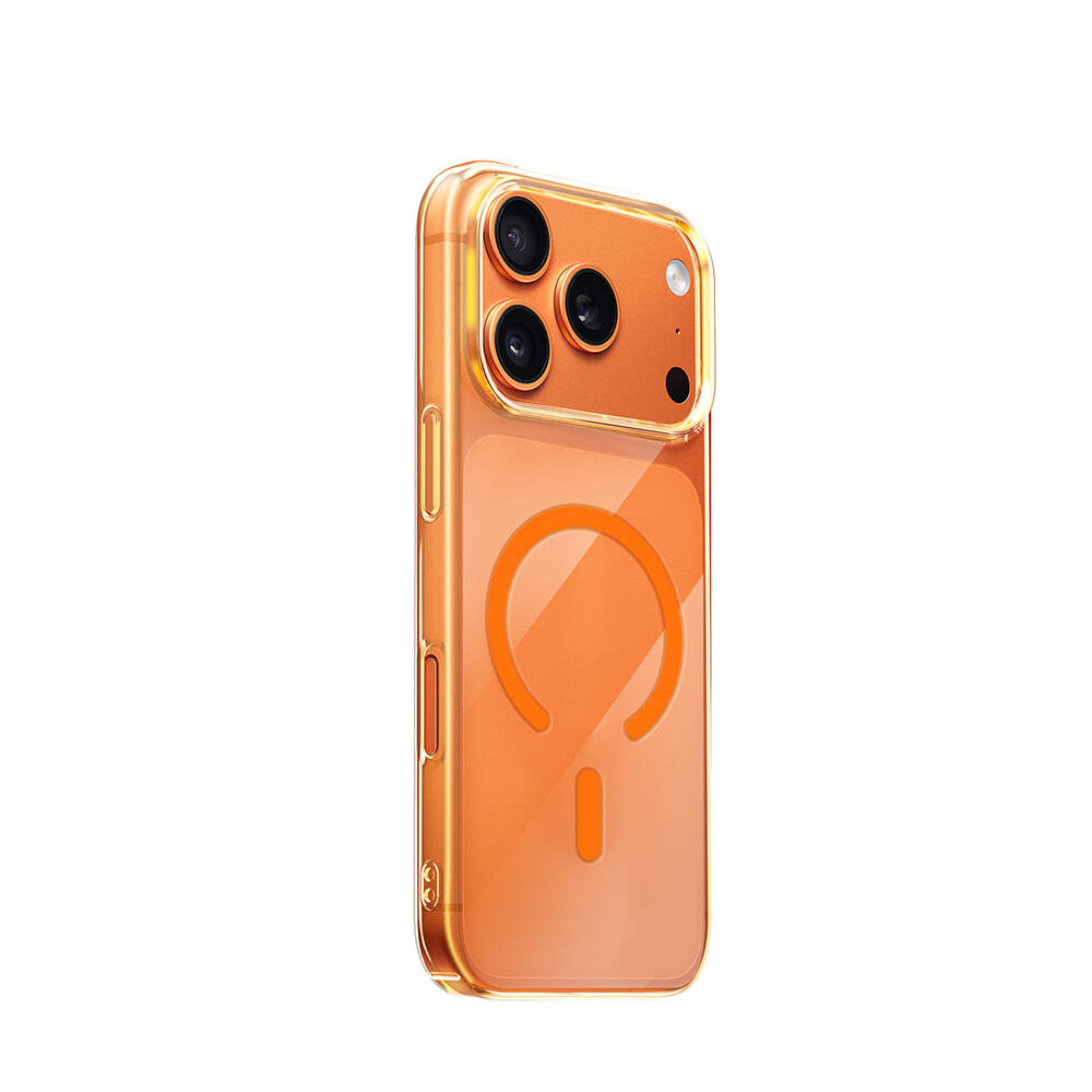 Apple iPhone 17 Pro Kılıf M-safe Şarj Özellikli Wiwu YXK-207 Invisible Pro Sert PC Kapak - 7