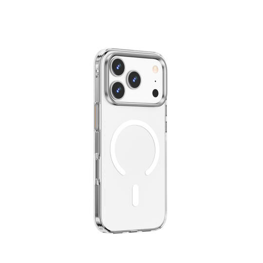 Apple iPhone 17 Pro Kılıf M-safe Şarj Özellikli Wiwu YXK-208 Invisible Ultra Sert PC Kapak - 3