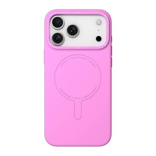 Apple iPhone 17 Pro Kılıf M-Safe Şarj Özellikli Youngkit Morandi Serisi Kapak Pembe