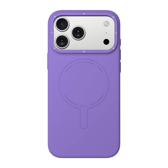 Apple iPhone 17 Pro Kılıf M-Safe Şarj Özellikli Youngkit Morandi Serisi Kapak Mor