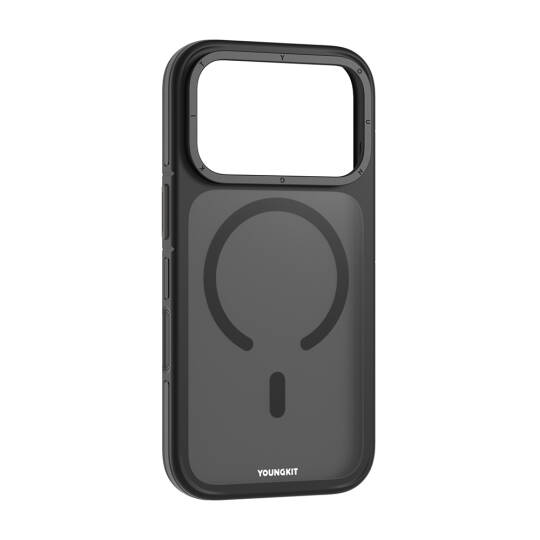 Apple iPhone 17 Pro Kılıf M-safe Şarj Özellikli Youngkit Rock Sand Serisi Kapak - 18