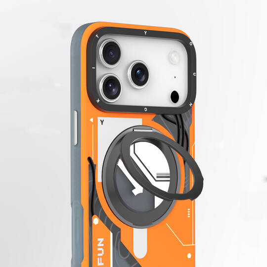 Apple iPhone 17 Pro Kılıf M-safe Şarj Özellikli Youngkit Starship Serisi Kapak - 14