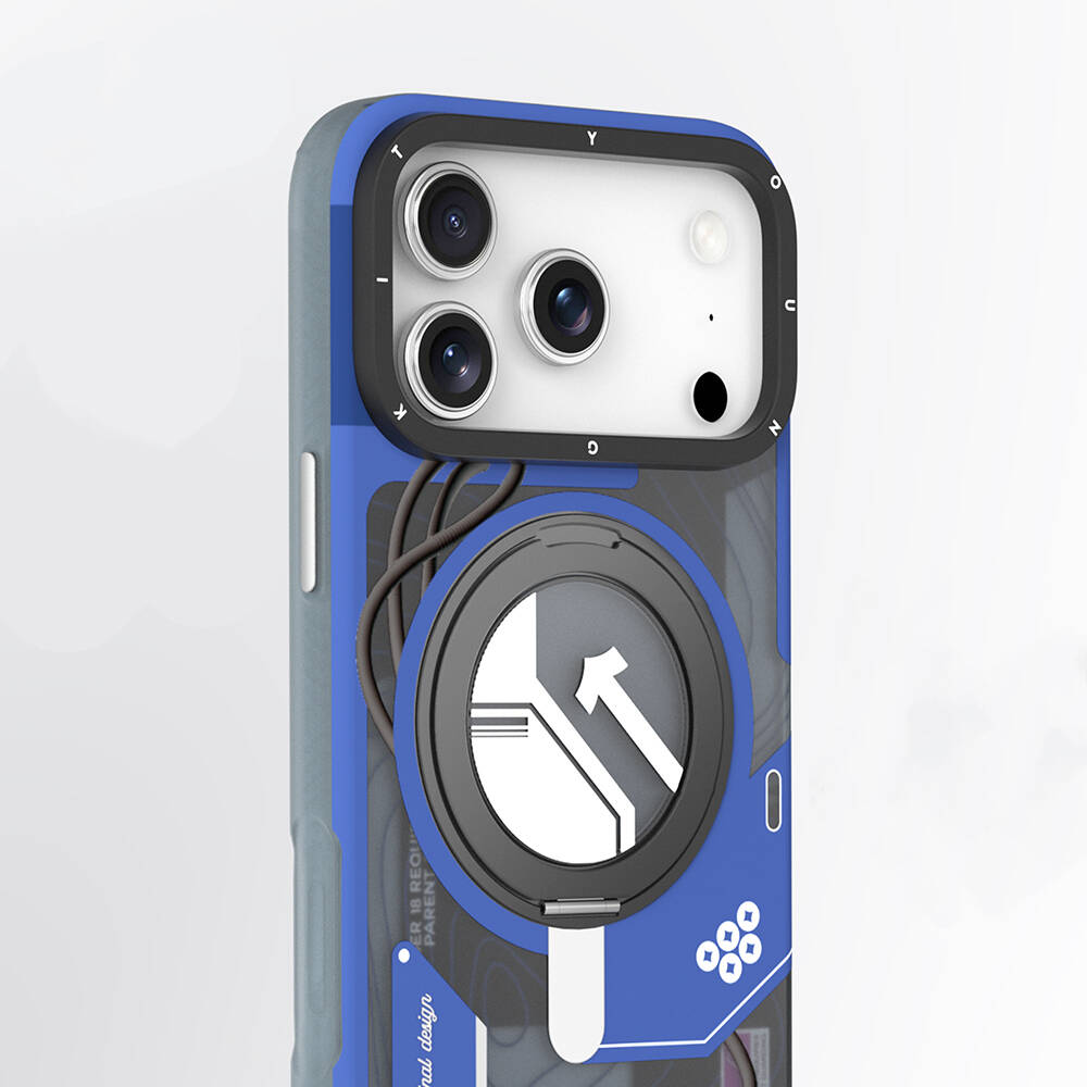 Apple iPhone 17 Pro Kılıf M-safe Şarj Özellikli Youngkit Starship Serisi Kapak - 15