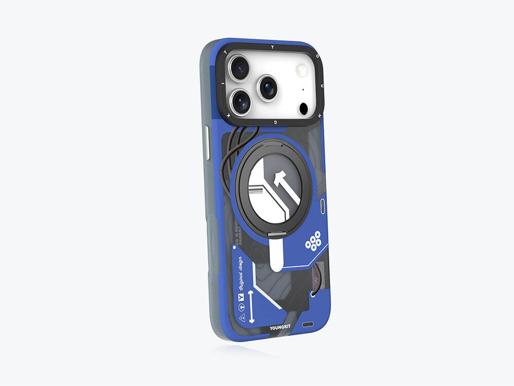 Apple iPhone 17 Pro Kılıf M-safe Şarj Özellikli Youngkit Starship Serisi Kapak - 23