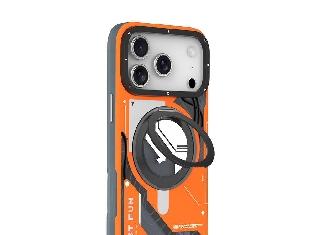 Apple iPhone 17 Pro Kılıf M-safe Şarj Özellikli Youngkit Starship Serisi Kapak - 24
