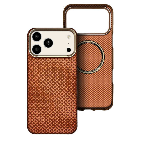Apple iPhone 17 Pro Kılıf M-Safe Şarj Özellikli Zore Paris Vax Sert PC Kapak - 5