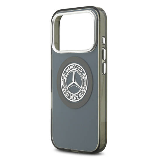 Apple iPhone 17 Pro Kılıf Mercedes Benz Orjinal Lisanslı M-safe Şarj Özellikli Çift Katmanlı PC Nostaljik Yıldız Dizayn Kapak - 10