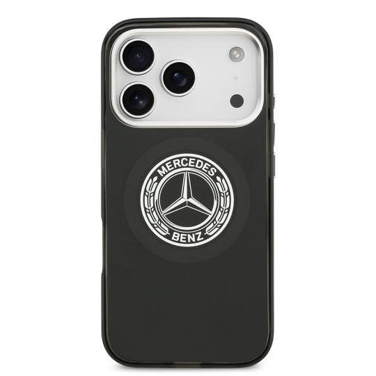 Apple iPhone 17 Pro Kılıf Mercedes Benz Orjinal Lisanslı M-safe Şarj Özellikli Çift Katmanlı PC Nostaljik Yıldız Dizayn Kapak - 13