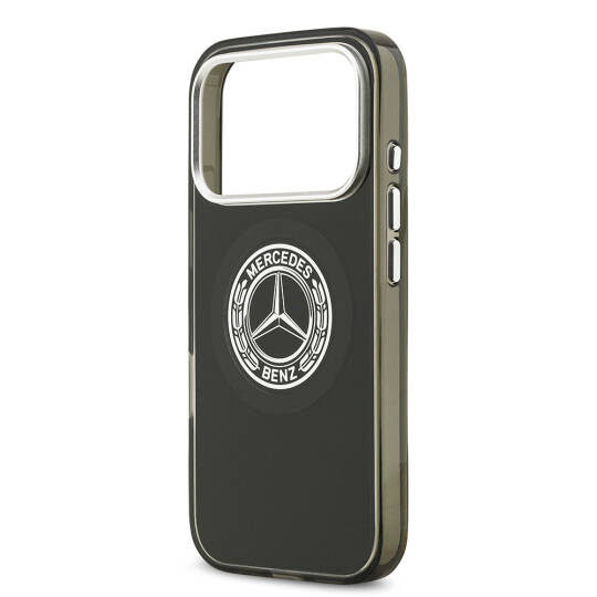 Apple iPhone 17 Pro Kılıf Mercedes Benz Orjinal Lisanslı M-safe Şarj Özellikli Çift Katmanlı PC Nostaljik Yıldız Dizayn Kapak - 16