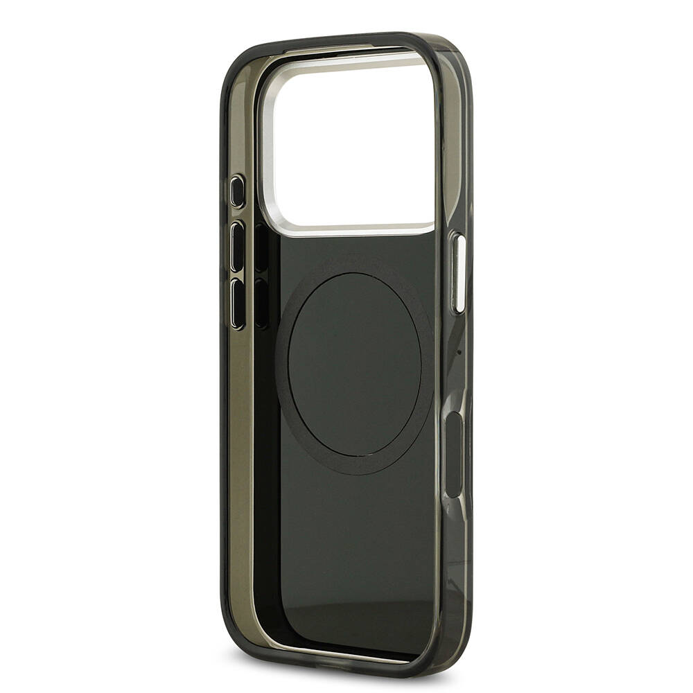 Apple iPhone 17 Pro Kılıf Mercedes Benz Orjinal Lisanslı M-safe Şarj Özellikli Çift Katmanlı PC Nostaljik Yıldız Dizayn Kapak - 17