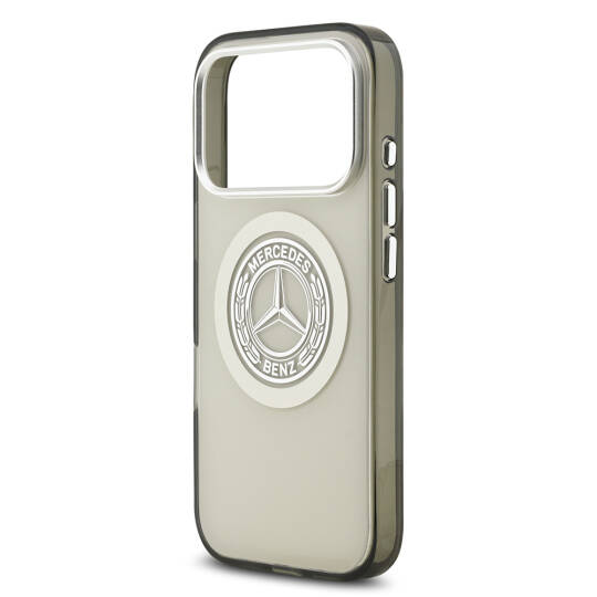 Apple iPhone 17 Pro Kılıf Mercedes Benz Orjinal Lisanslı M-safe Şarj Özellikli Çift Katmanlı PC Nostaljik Yıldız Dizayn Kapak - 22