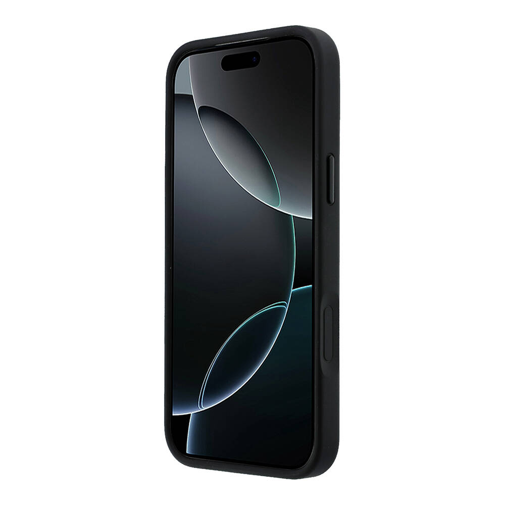 Apple iPhone 17 Pro Kılıf Mercedes Benz Orjinal Lisanslı M-safe Şarj Özellikli Metal Yıldız Logolu Kabartmalı Deri Kapak - 5