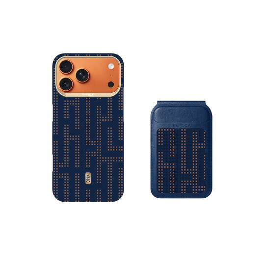 Apple iPhone 17 Pro Kılıf Raptic 2in1 Bundle Kit Aramid Skin Grid Serisi Kartlık ve Karbon Kapak