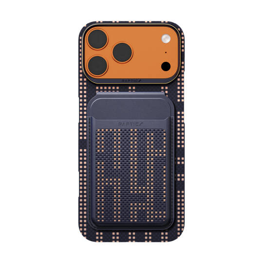 Apple iPhone 17 Pro Kılıf Raptic 2in1 Bundle Kit Aramid Skin Grid Serisi Kartlık ve Karbon Kapak - 2