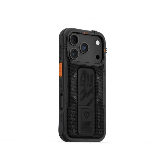 Apple iPhone 17 Pro Kılıf SkinArma M-safe Şarj Özellikli Airbag Tasarımlı Standlı Phantom Kapak - 3