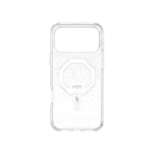 Apple iPhone 17 Pro Kılıf Skinarma M-Safe Şarj Özellikli IML Baskılı Holografik MYST Kapak - 11