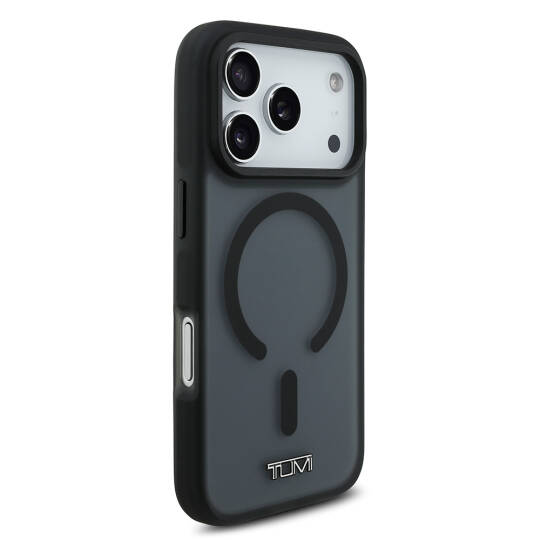 Apple iPhone 17 Pro Kılıf TUMI Orjinal Lisanslı M-safe Şarj Özellikli Buzlu Transparan Kapak - 12