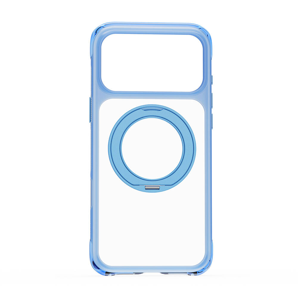 Apple iPhone 17 Pro Kılıf Wiwu AG-203 AeroGuard Ultra Serisi M-safe Şarj Özellikli Airbag Tasarımlı Standlı Kapak - 35