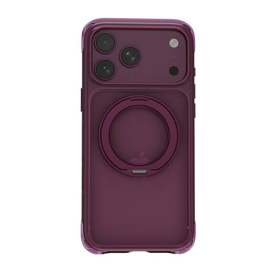 Apple iPhone 17 Pro Kılıf Wiwu AG-203 AeroGuard Ultra Serisi M-safe Şarj Özellikli Airbag Tasarımlı Standlı Kapak - 13