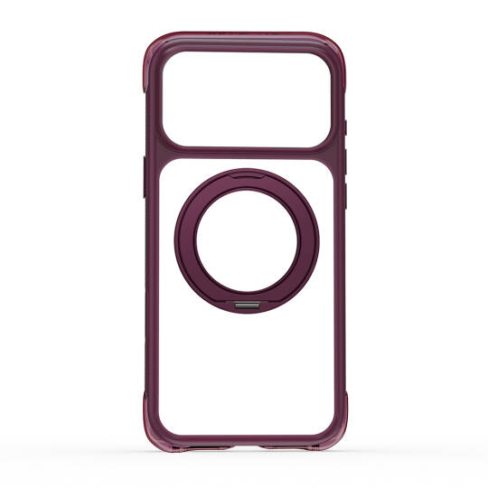 Apple iPhone 17 Pro Kılıf Wiwu AG-203 AeroGuard Ultra Serisi M-safe Şarj Özellikli Airbag Tasarımlı Standlı Kapak - 14