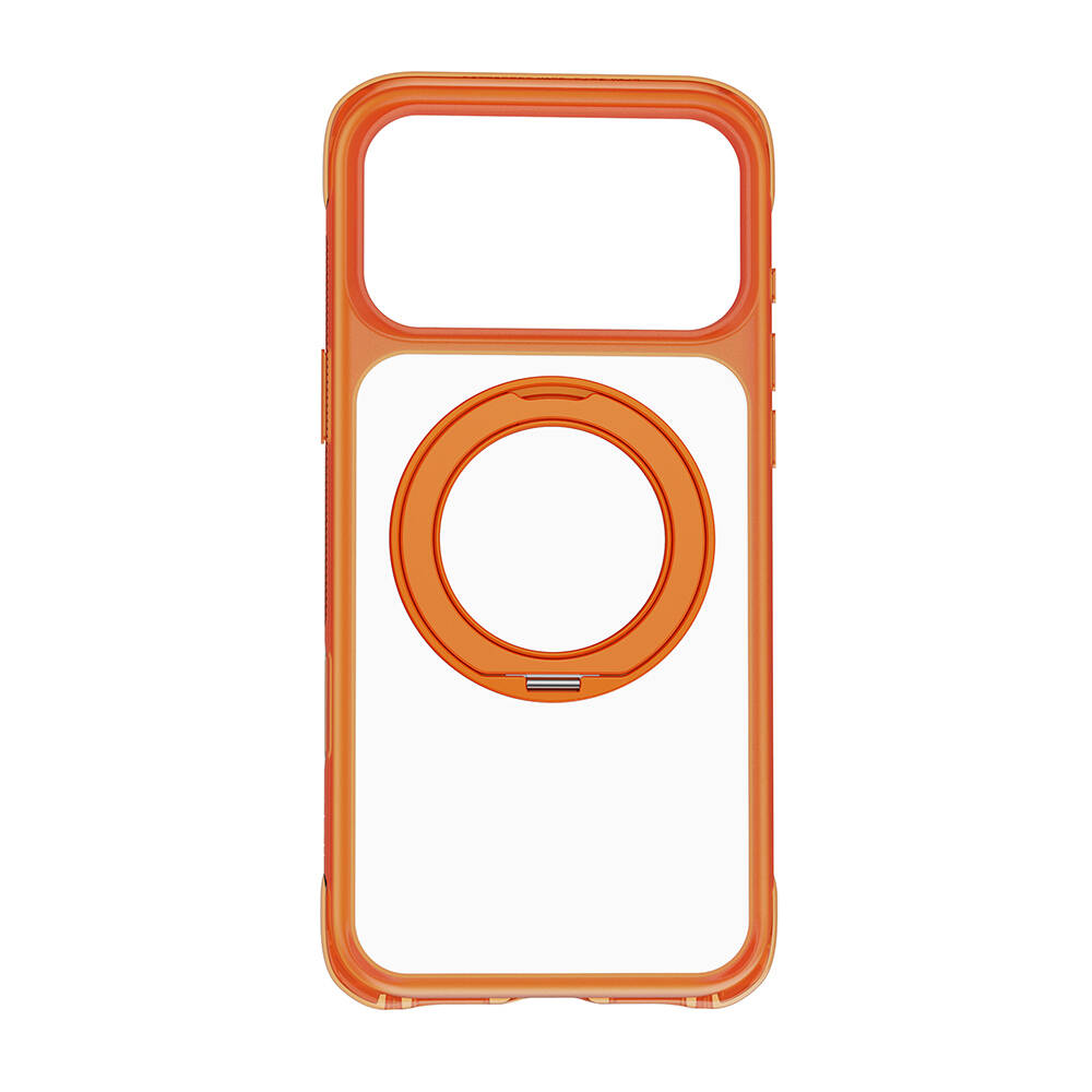 Apple iPhone 17 Pro Kılıf Wiwu AG-203 AeroGuard Ultra Serisi M-safe Şarj Özellikli Airbag Tasarımlı Standlı Kapak - 8