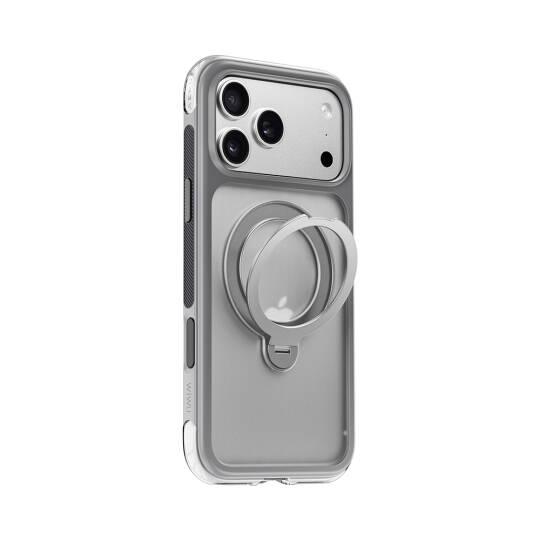 Apple iPhone 17 Pro Kılıf Wiwu AS-203 AeroShield Ultra Serisi M-safe Şarj Özellikli Airbag Tasarımlı Standlı Kapak - 37