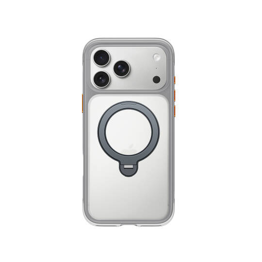 Apple iPhone 17 Pro Kılıf Wiwu AS-203 AeroShield Ultra Serisi M-safe Şarj Özellikli Airbag Tasarımlı Standlı Kapak - 40
