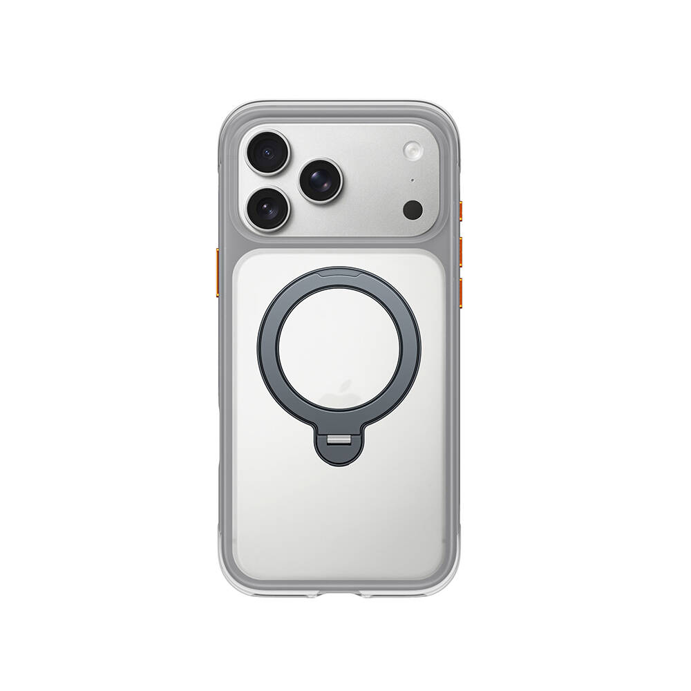 Apple iPhone 17 Pro Kılıf Wiwu AS-203 AeroShield Ultra Serisi M-safe Şarj Özellikli Airbag Tasarımlı Standlı Kapak - 40