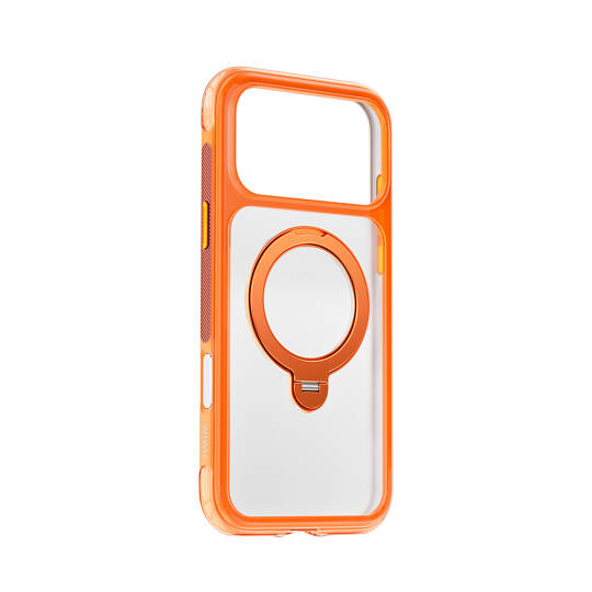 Apple iPhone 17 Pro Kılıf Wiwu AS-203 AeroShield Ultra Serisi M-safe Şarj Özellikli Airbag Tasarımlı Standlı Kapak - 20
