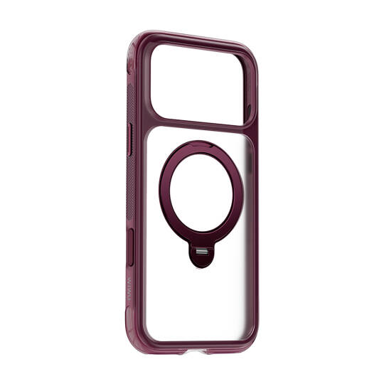 Apple iPhone 17 Pro Kılıf Wiwu AS-203 AeroShield Ultra Serisi M-safe Şarj Özellikli Airbag Tasarımlı Standlı Kapak - 17