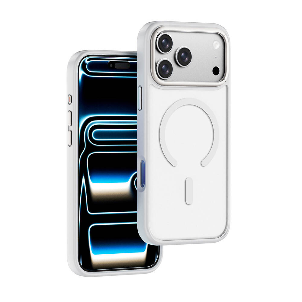 Apple iPhone 17 Pro Kılıf Wiwu FGG-012 ArmorPro Serisi M-safe Şarj Özellikli Parmak İzi Bırakmayan Kılıf - 22