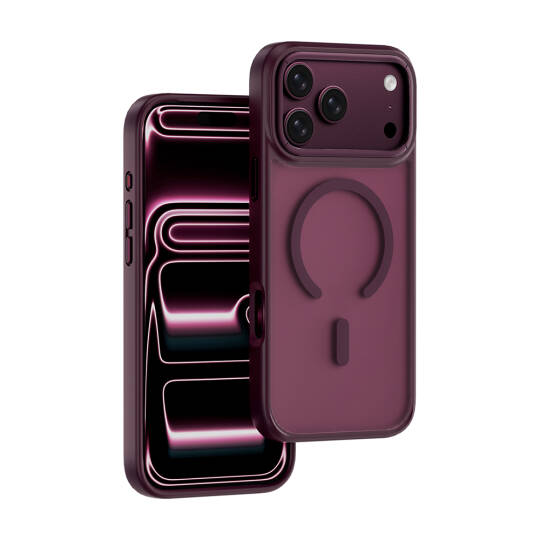 Apple iPhone 17 Pro Kılıf Wiwu FGG-012 ArmorPro Serisi M-safe Şarj Özellikli Parmak İzi Bırakmayan Kılıf - 17