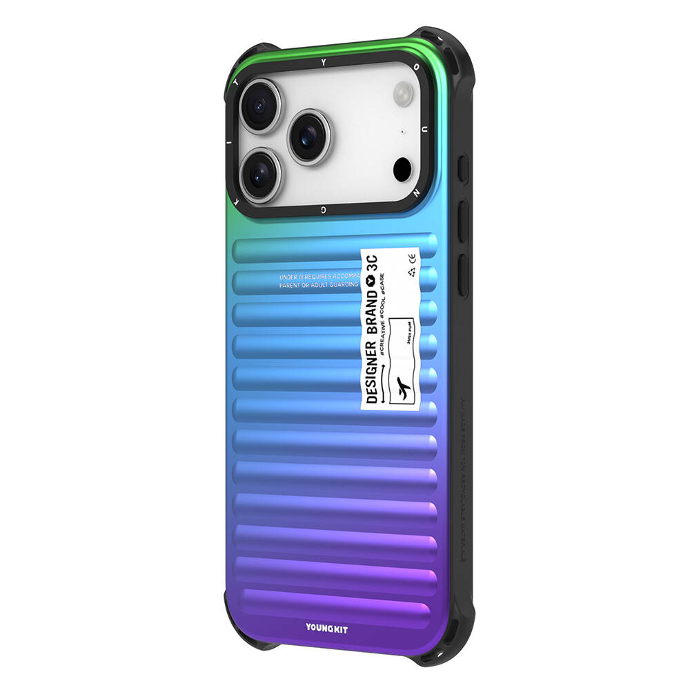 Apple iPhone 17 Pro Kılıf YoungKit The Secret Color Serisi Kapak - 9