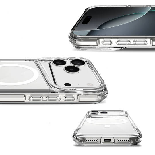 Apple iPhone 17 Pro Kılıf Zore M-safe Şarj Özellikli T-Max M-safe Kapak - 9