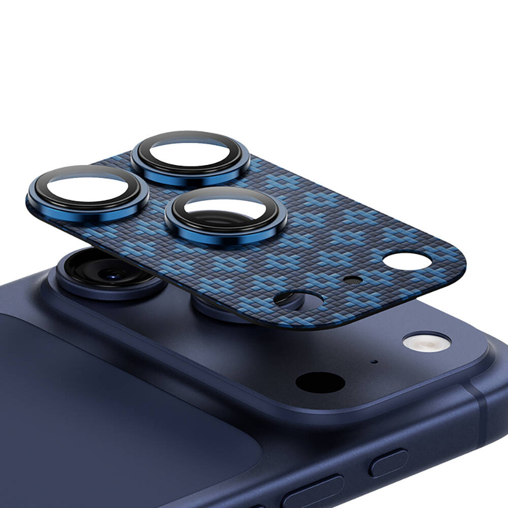 Apple iPhone 17 Pro Max Benks ArmorWarrior ArmorGrid Serisi Kevlar Kamera Lens Koruyucu - 17