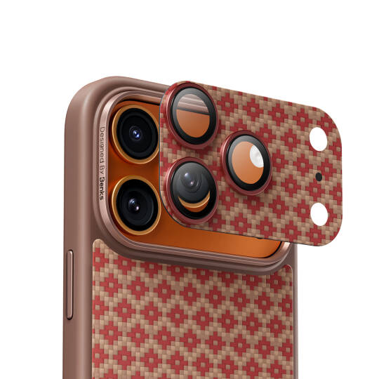Apple iPhone 17 Pro Max Benks ArmorWarrior ArmorGrid Serisi Kevlar Kamera Lens Koruyucu - 8