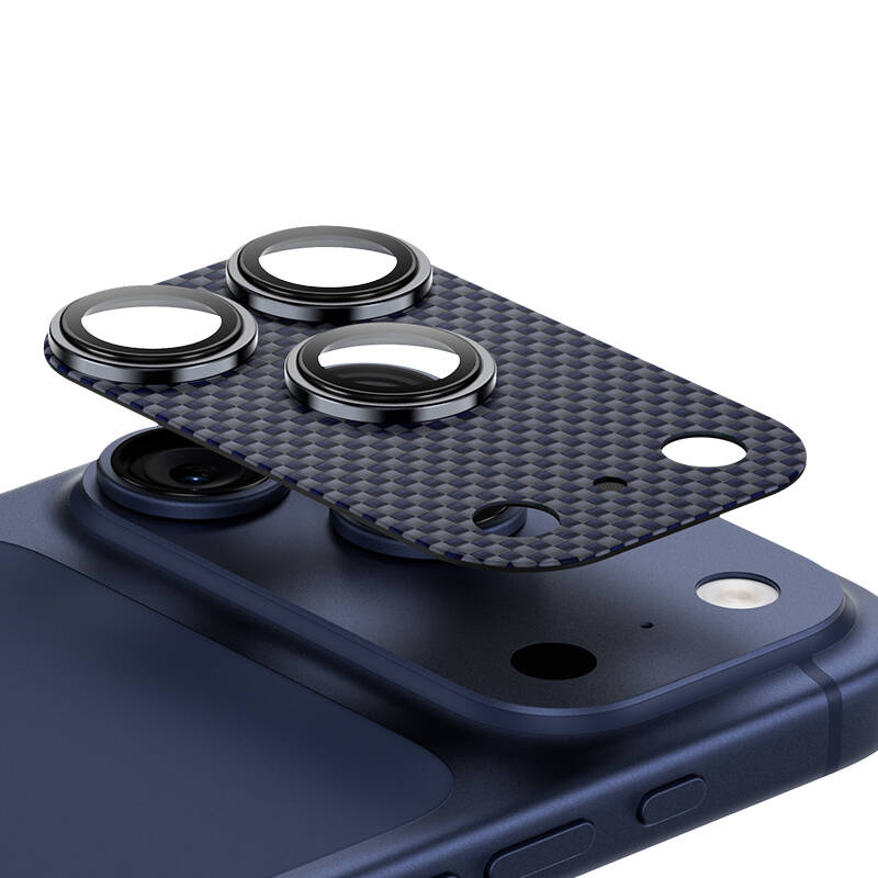 Apple iPhone 17 Pro Max Benks ArmorWarrior Aurora Serisi Kevlar Kamera Lens Koruyucu - 1