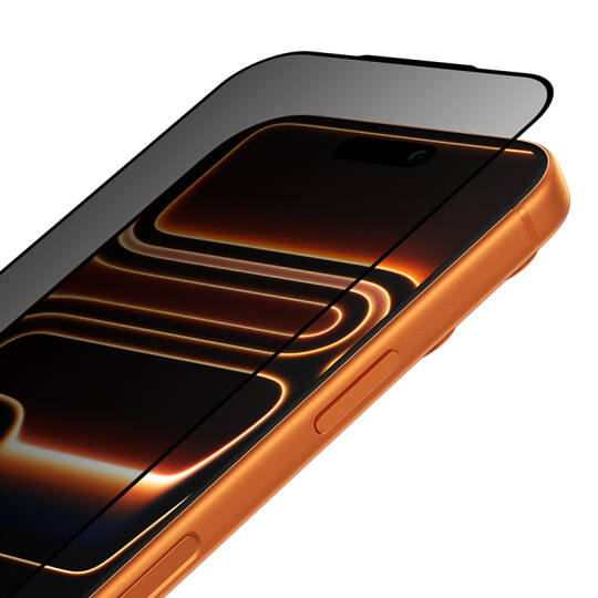Apple iPhone 17 Pro Max Benks Glass Warrior 2.0 EZFita Privacy Hayalet Cam Ekran Koruyucu + Kolay Uygulama Aparatı - 3