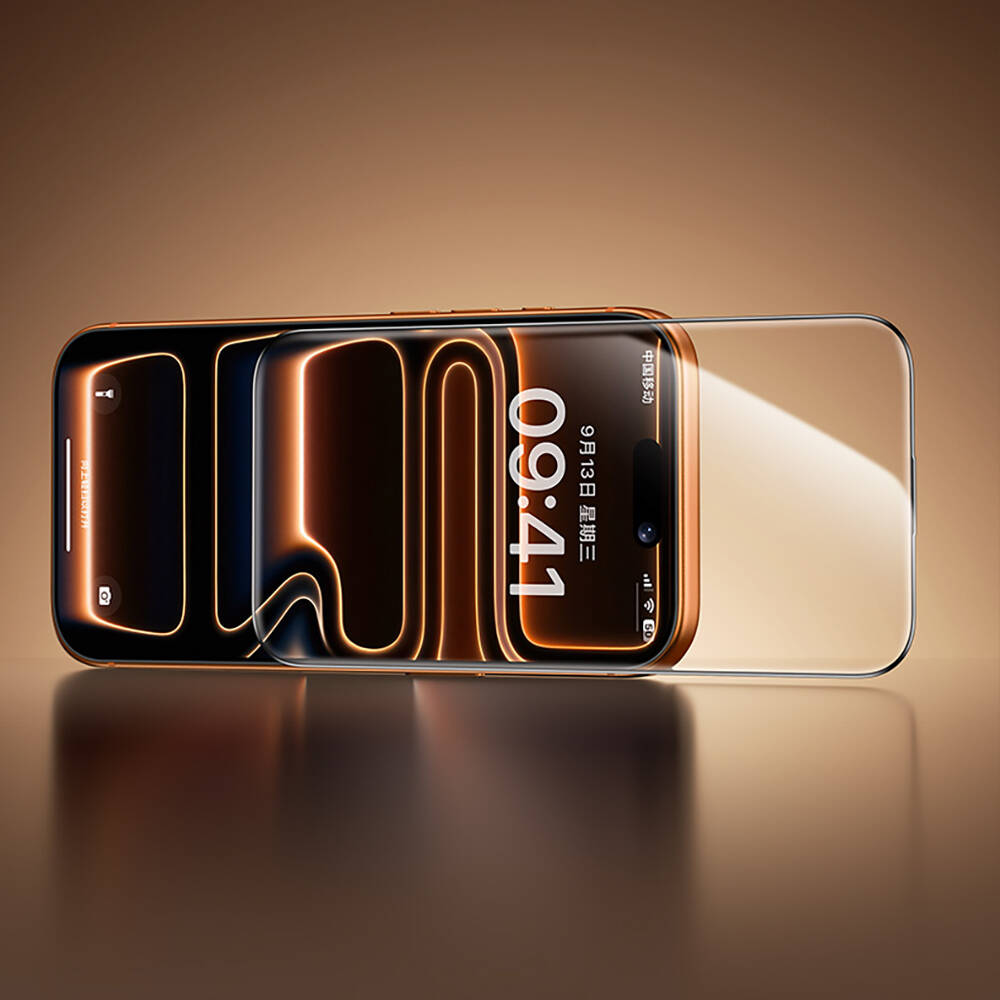 Apple iPhone 17 Pro Max Benks Glass Warrior 2.0 EZFita Privacy Hayalet Cam Ekran Koruyucu + Kolay Uygulama Aparatı - 15