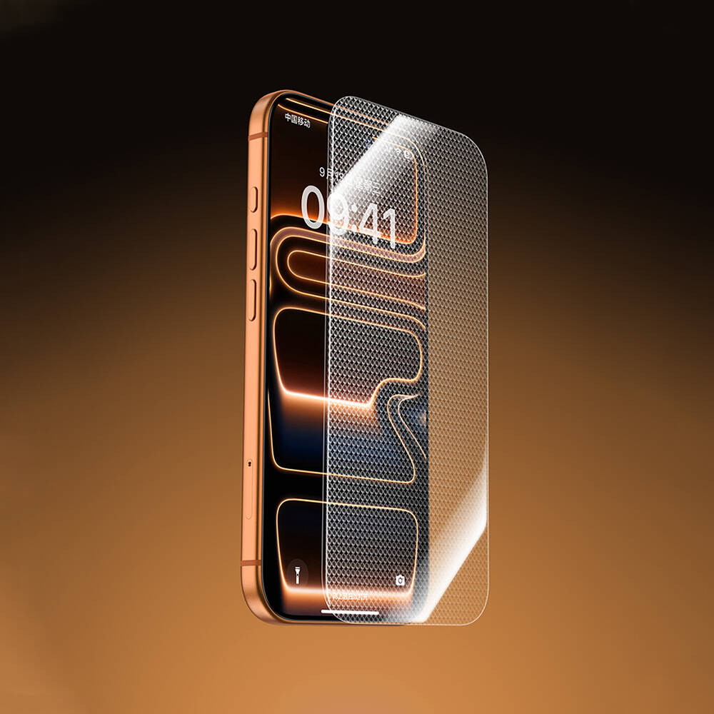 Apple iPhone 17 Pro Max Benks Glass Warrior 2.0 EZFita Safir Cam Ekran Koruyucu + Kolay Uygulama Aparatı - 14