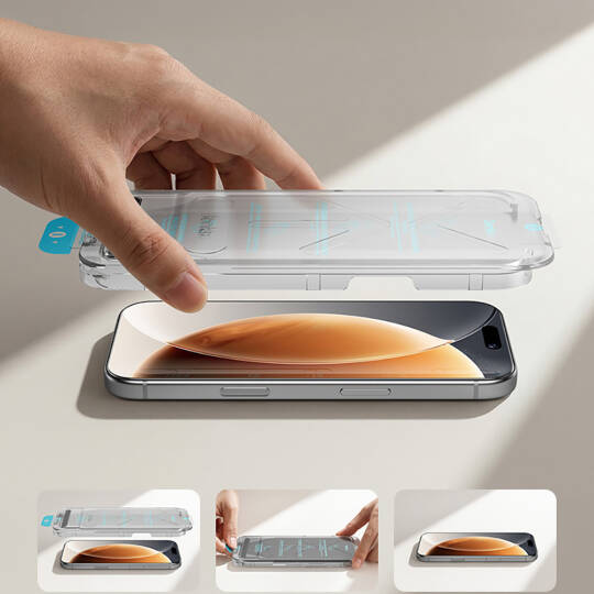 Apple iPhone 17 Pro Max Benks OmniWarrior Privacy Cam Ekran Koruyucu + Kolay Uygulama Aparatlı - 7