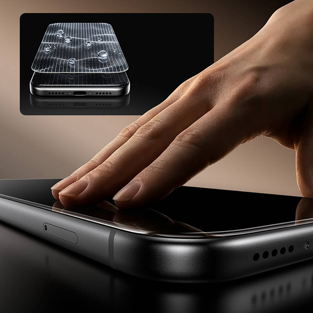 Apple iPhone 17 Pro Max Benks OmniWarrior Privacy Cam Ekran Koruyucu + Kolay Uygulama Aparatlı - 8