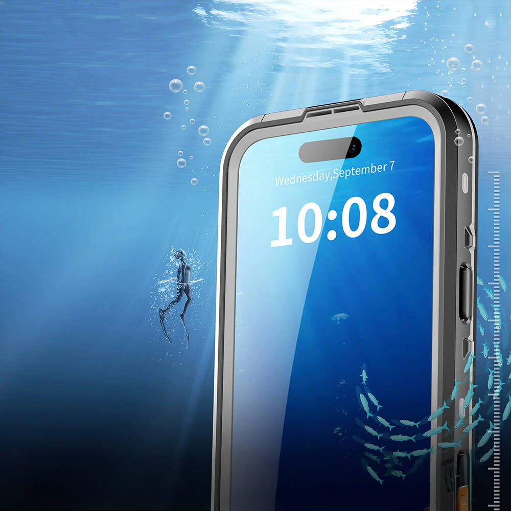 Apple iPhone 17 Pro Max Kılıf 1-1 Su Geçirmez Kılıf - 15