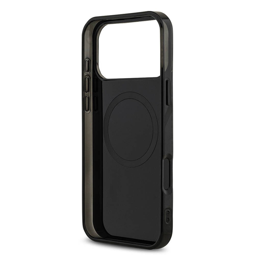 Apple iPhone 17 Pro Max Kılıf AMG Orjinal Lisanslı M-safe Şarj Özellikli Çift Katmanlı Kırmızı Çapraz Çizgili Kapak - 8