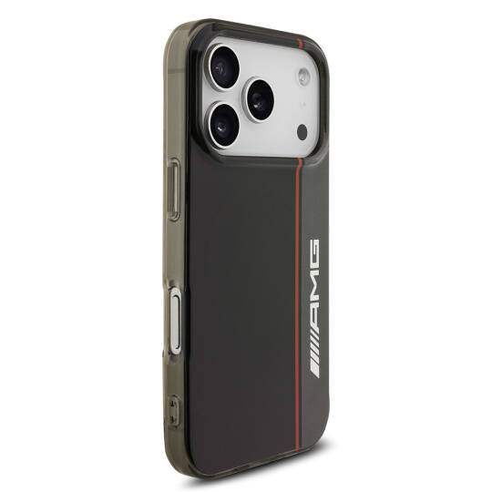 Apple iPhone 17 Pro Max Kılıf AMG Orjinal Lisanslı M-safe Şarj Özellikli IML Baskı Logolu Çift Katmanlı Bow Lines Kapak - 5