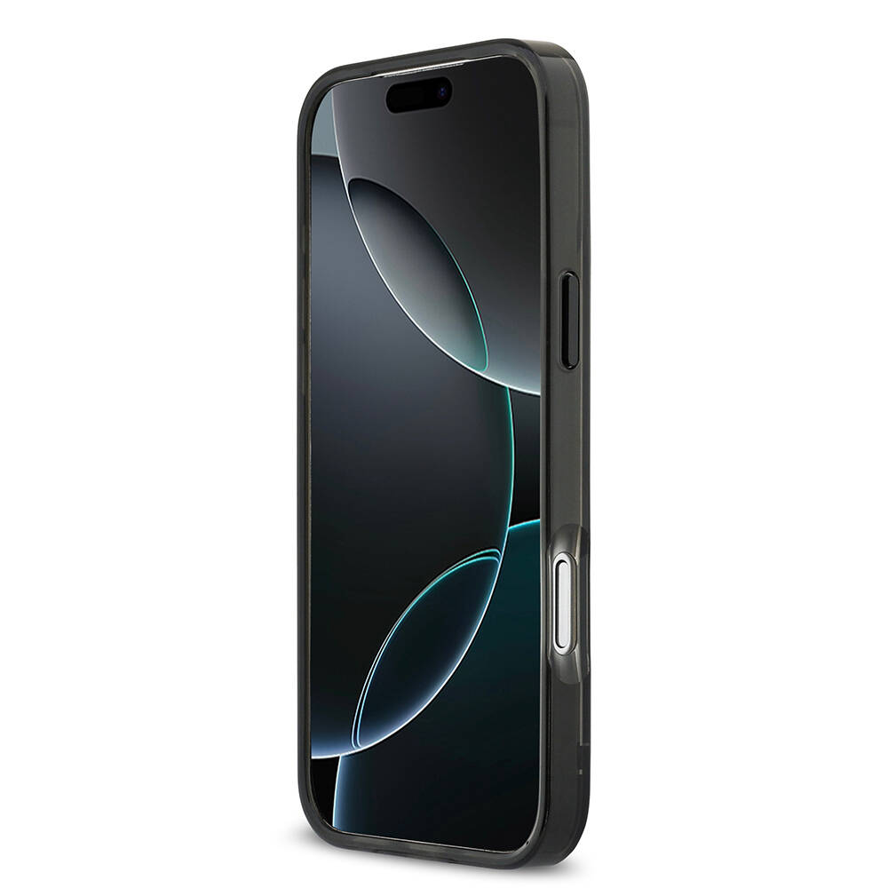 Apple iPhone 17 Pro Max Kılıf BMW Orjinal Lisanslı M-safe Şarj Özellikli Metal Buton Tasarımlı Tranparan M Dizayn Kapak - 6