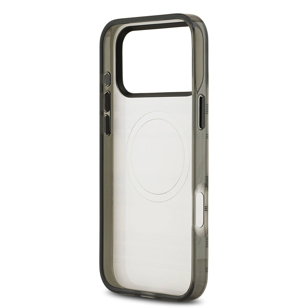 Apple iPhone 17 Pro Max Kılıf BMW Orjinal Lisanslı M-safe Şarj Özellikli Metal Kamera Butonlu Yatay Şeritli M Dizayn Kapak - 10