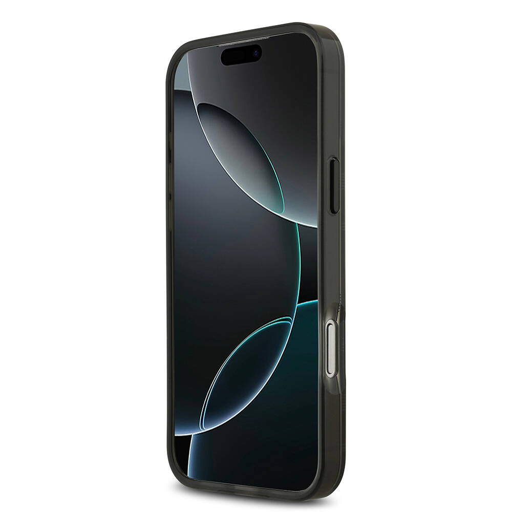 Apple iPhone 17 Pro Max Kılıf BMW Orjinal Lisanslı M-safe Şarj Özellikli Metal Kamera Butonlu Yatay Şeritli M Dizayn Kapak - 22